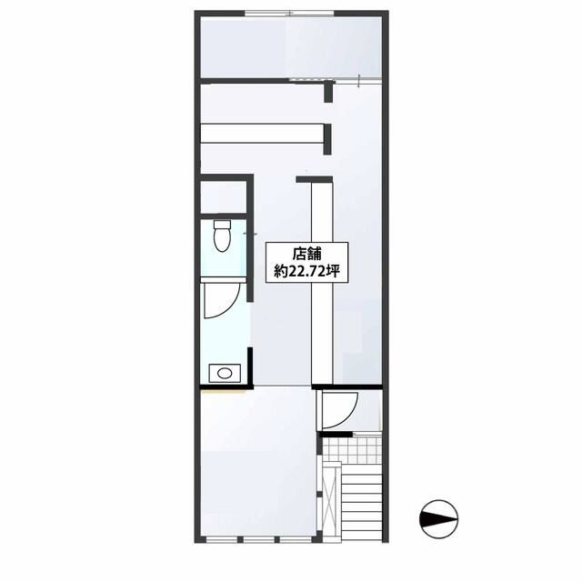 【京都市・円町駅徒歩1分】22坪 駅前好立地！居抜き×24時間営業可の飲食店向け物件