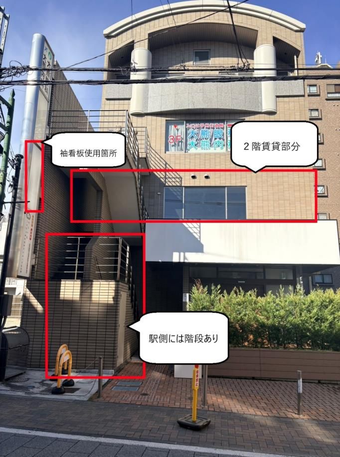 【八王子市】【西八王子駅1分×57坪】商店街の顔になる2階区画｜西八王子スケルトン物件