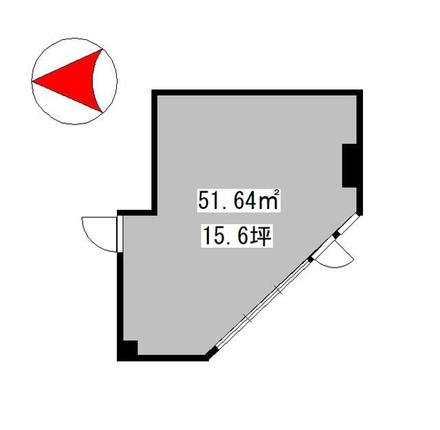 【川崎市・元住吉徒歩2分】国道沿い 1階角 スケルトン 約16坪 賃料22.3万