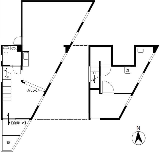 【新井薬師前駅徒歩2分】飲食店可◎角部屋・居抜き20坪／フリーレント1ヶ月