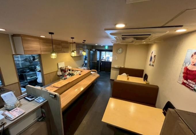【江戸川区 葛西 居抜き】駅徒歩2分/1階路面26坪・賃料39.6万円/韓国料理店居抜き（競合少・即営業可）