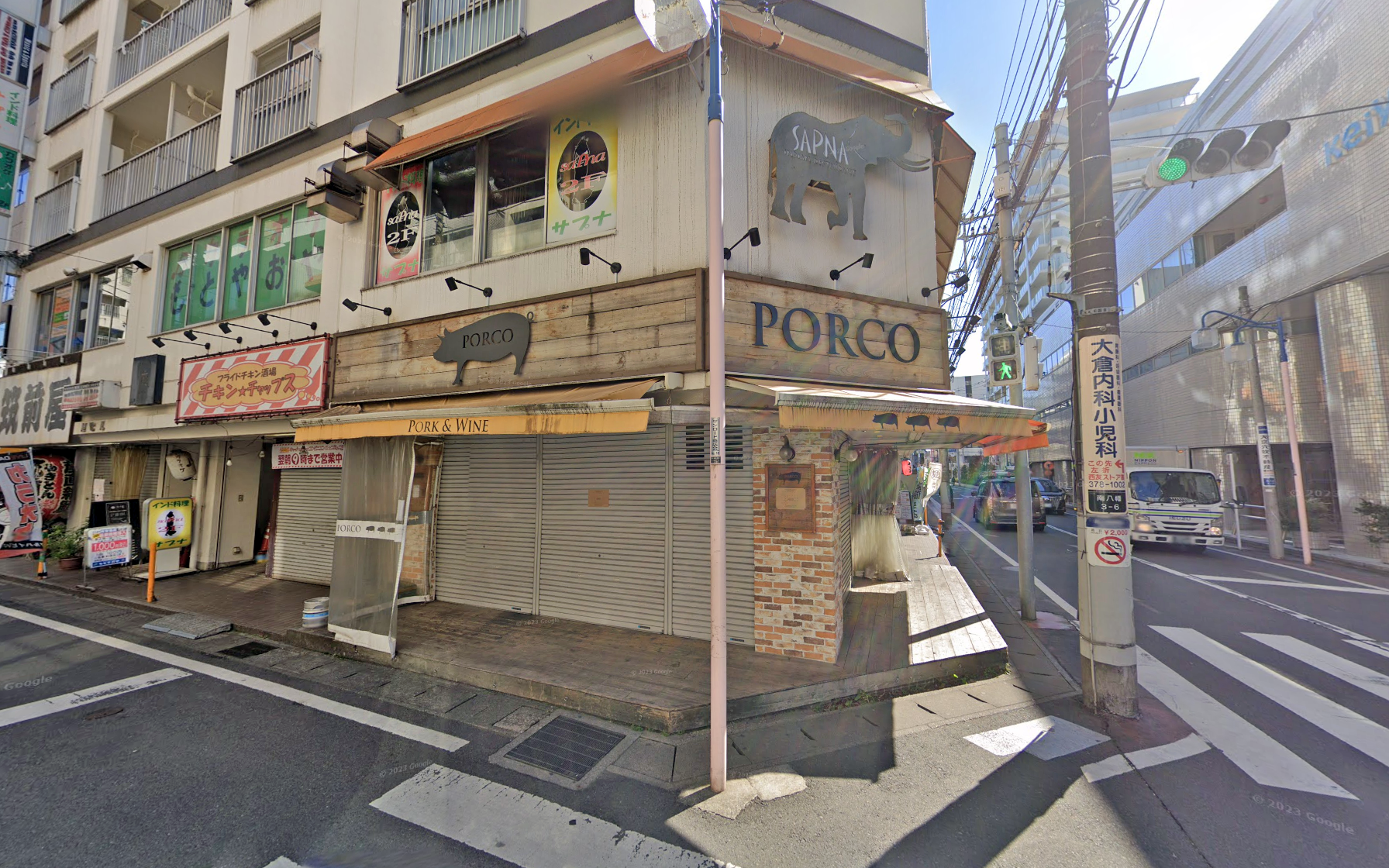 本八幡駅徒歩2分！テラス席あり◎路面角地の路面ワインバル居抜き店舗物件