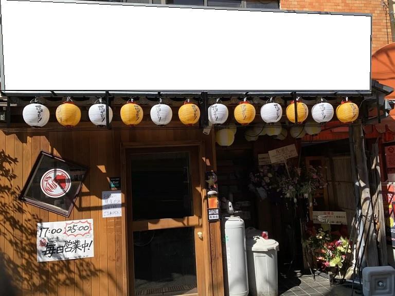 清瀬駅徒歩2分！大きく看板掲出可能な路面居酒屋居抜き物件
